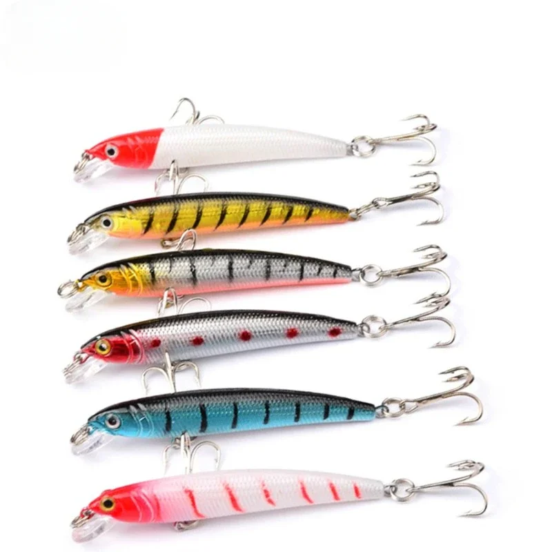 Jerkbait Minnow Kit Esca Artificiale Galleggiante Hard Crank Swimbait Set Di Wobbler Per Traina Crankbait Fishing Lure/Tackle