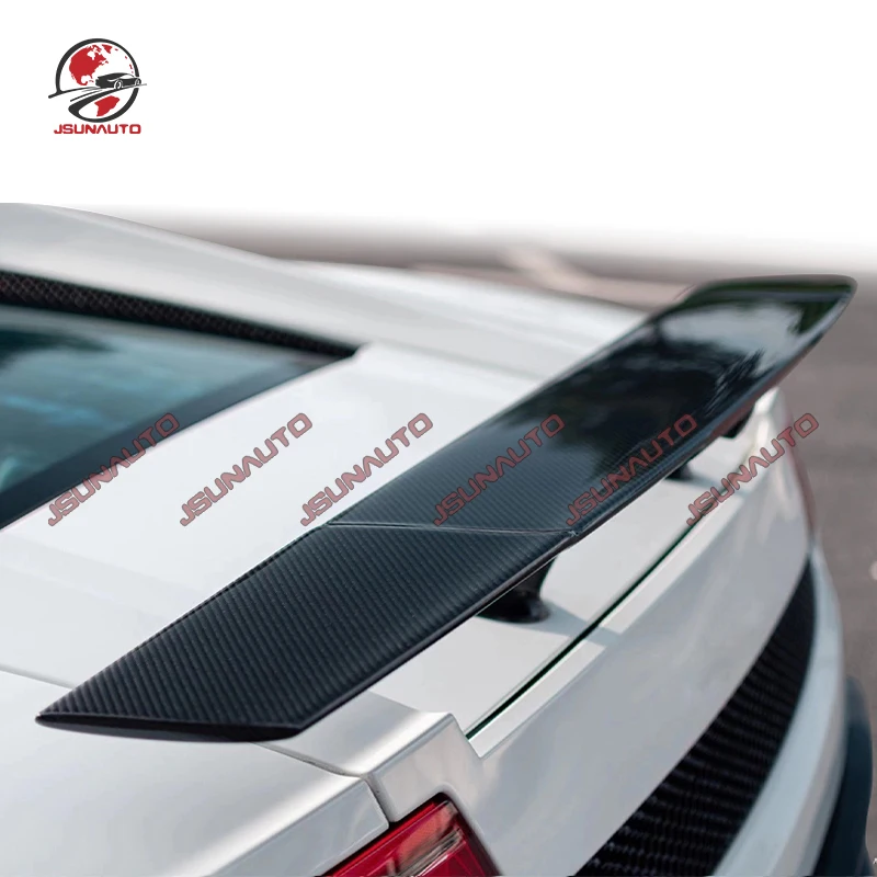 Spoiler Posteriore Jsunauto In Fibra Di Carbonio Per Spoiler Lambor Gallardo D Style Carbon Trunk Wing Tail Racing Per Lp550 Lp550 Lp560