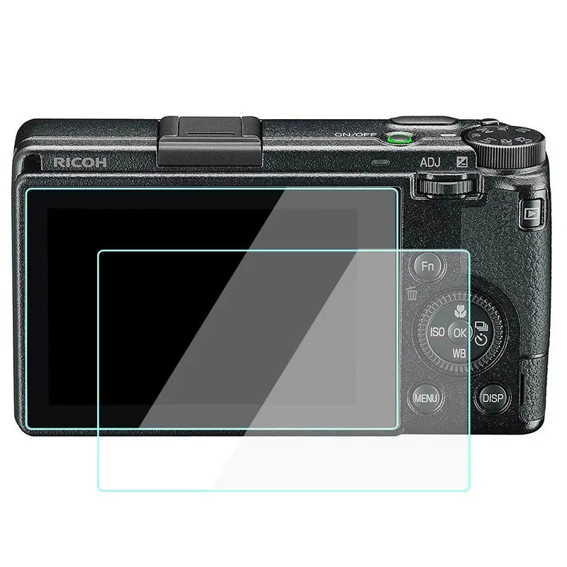 Pellicola Proteggi Schermo In Vetro Temperato Da 2 Pezzi Per Fotocamera Ricoh Gr/Grii /Griii
