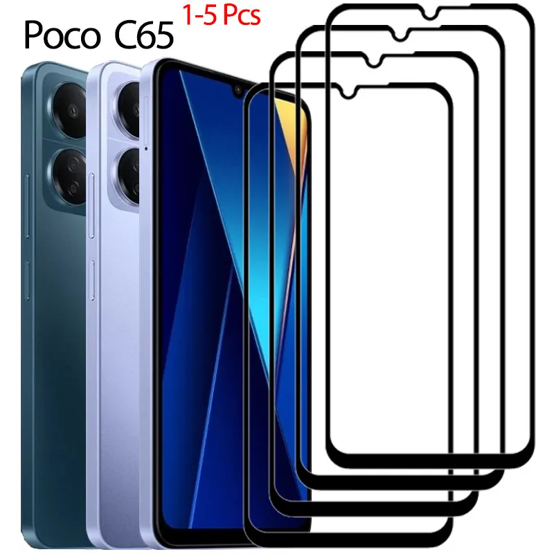 6.74'' Poco C65 Pellicola In Vetro Poco C65 Global Version Vetro Temperato Per Poco C65 Protezione Schermo Xiaomi Poco C65 Vetro Temperato Poko C65 Cr