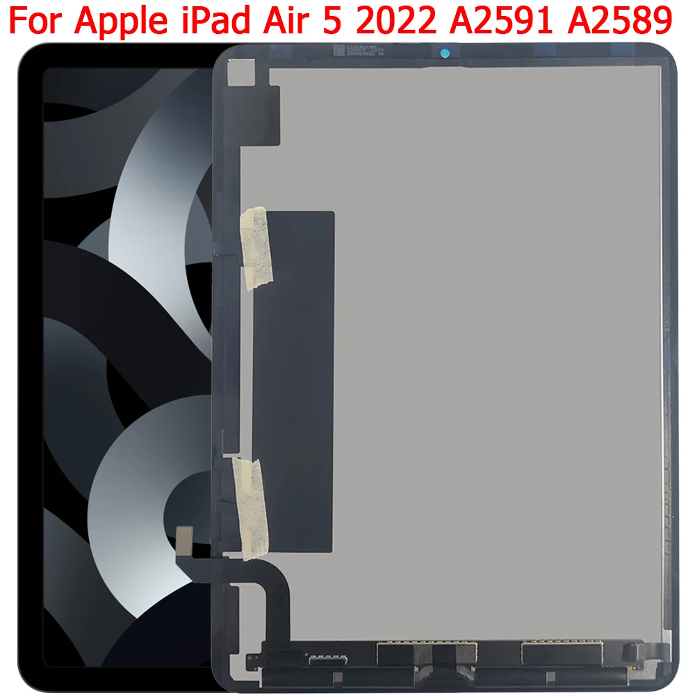10.9 "Ipad Air 5 2022 Lcd Originale Per Apple Ipad Air 5Th Gen 2022 A2588 A2589 A2591 Display Lcd Touch Screen Parti Di Ricambio