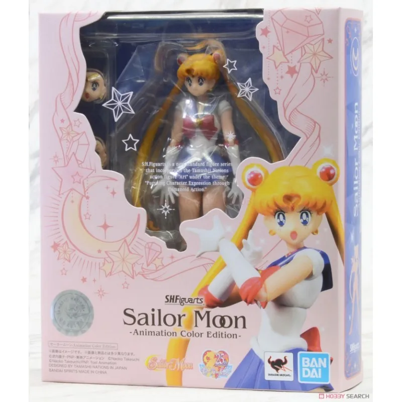 Anime Figure Bandai Beauty Girl Warrior Shf Water Ice Moon Water Gold Fire Jupiter Proplica Eternal Moon Universe Heart Staff