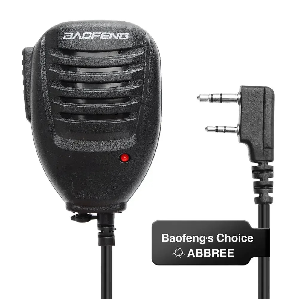 Baofeng Uv-5R Microfono Portatile Altoparlante Mic Per Baofeng Radio Portatile Ham Uv-5R Uv-K5 Uv-S9 Plus Uv-13 Pro Uv-16 Walkie Talki