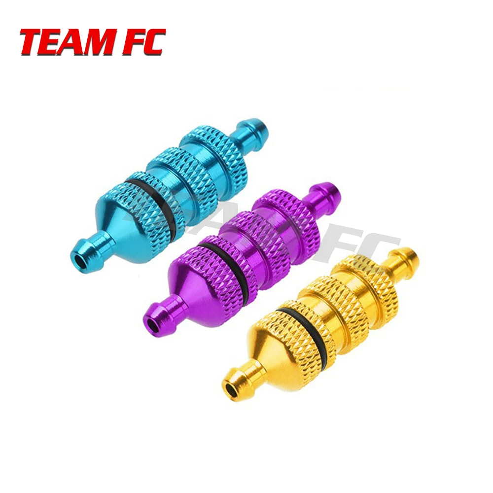 Filtro Carburante Olio 2Pc Per 1:10 Rc Nitro 4Wd Hobby Model Car/Plane Parti Aggiornate Hpi Hsp Axial Kyosho Tamiya Redcat Himoto