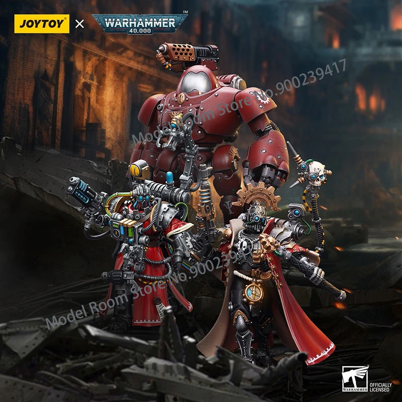 Joytoy Warhammer 40K 1/18 Adeptus Mechanicus Action Figure Cybernetica Datasmith Skitarii Marshal Kastelan Robot Model Toy