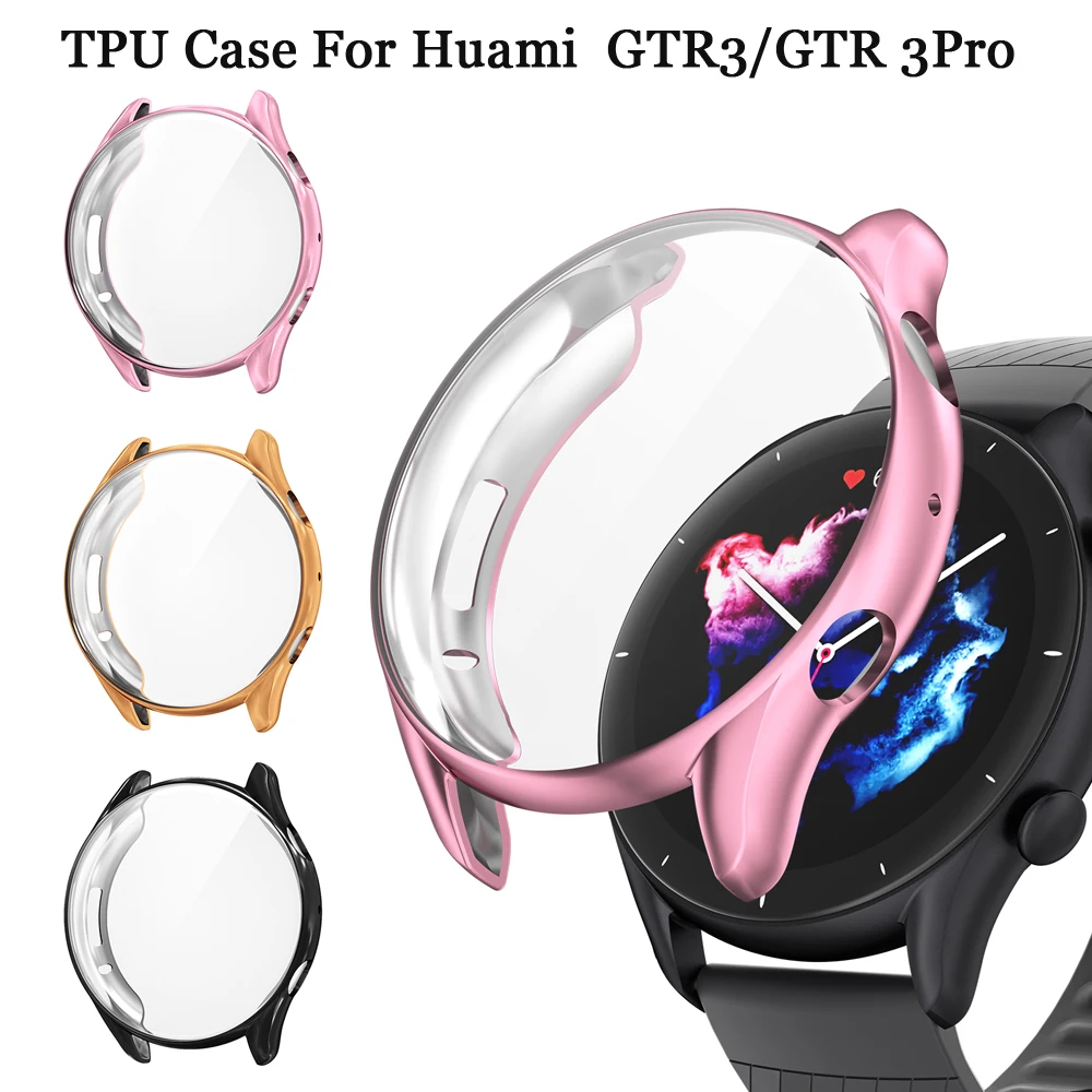 Cover Protettiva Per Schermo Per Huami Amazfit Gtr 3/Gtr 3 Pro Custodia Morbida Per Paraurti In Tpu Per Huami Amazfit Gtr 3/Gtr 3 Pro Cover