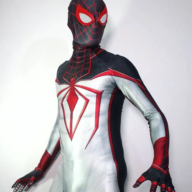 Halloween Ps5 Miles Morales Spidercosplay Peter Parker Supereroe Costume Cosplay Tuta Intera Zentai Second Tute