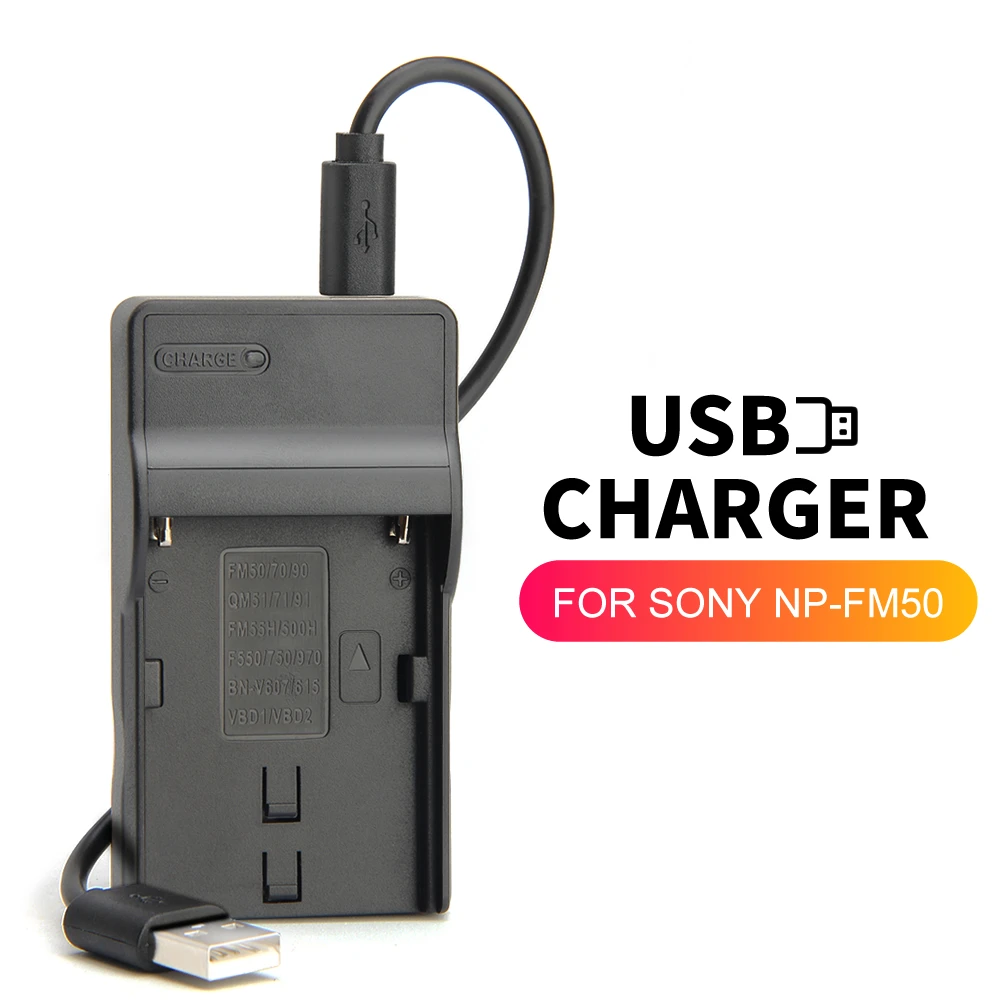 Zhenfa Np-Fm500, Bc-Vm10 Batteria Np-Fm500H, Caricatore Bc-Vm50 Bc-Vm10A Per Sony Dslr-A200 A300 A350 A450 A550 A560 A580 A700 A850