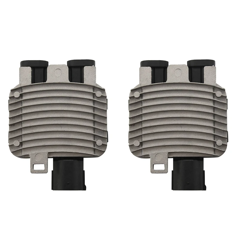 2X Modulo Di Controllo Della Ventola Di Raffreddamento Del Radiatore Relè Ecu Per Land Rover Freelander 2 /Lr2 Volvo V70 S60 S80 Xc70 Xc60