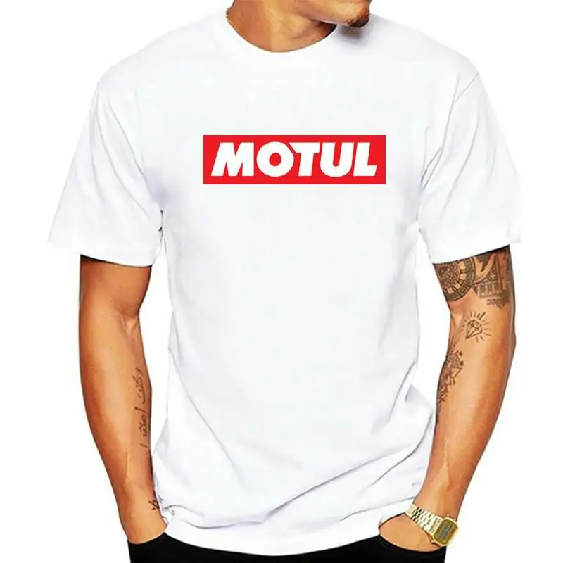 Neu Motul Lubrificanti Per Oli Motore Francesi Ad Alte Prestazioni T-Shirt Nera Taglia S - 3