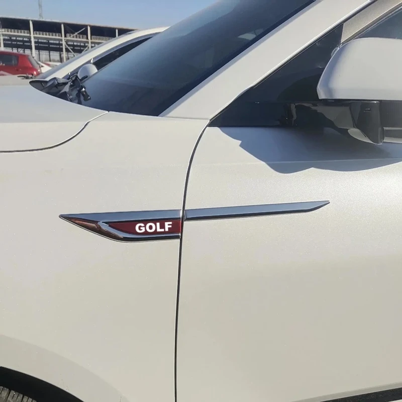 Per Volkswagen Vw Golf 4 5 6 7 Mk4 Mk5 Mk6 Mk7 A4 A5 A6 Rline R Line Cc Modificato Trim R Label Leaf Board Side Car-Styling