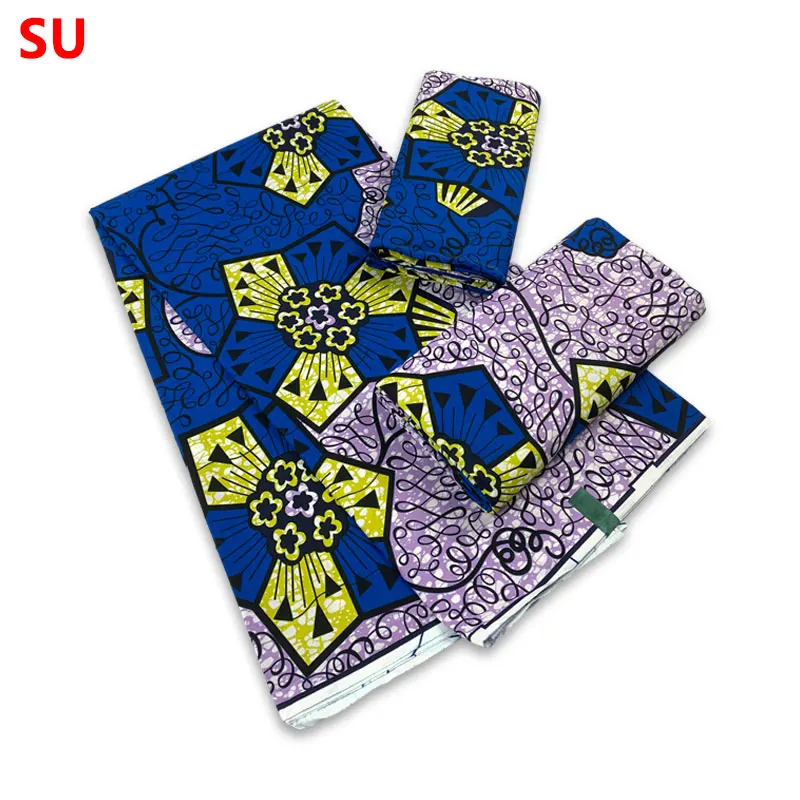 2023 Vera Cera Garantita Real Supe-Wax Print Tessuto Olandese Hollandais Pagne Africa Dress 100% Cotone Y10