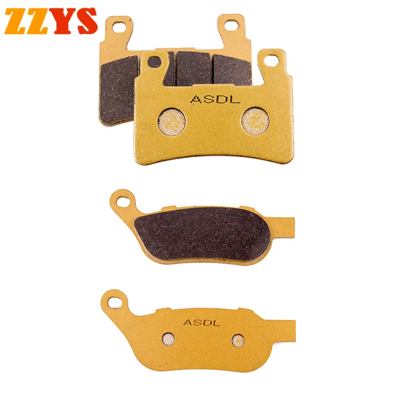 Motorcycle Front Rear Brake Pads Disc For Harley Davidson Fxsb Breakout 2015 2016 2017 Fls Softail Slim / Flstn Softail Deluxe
