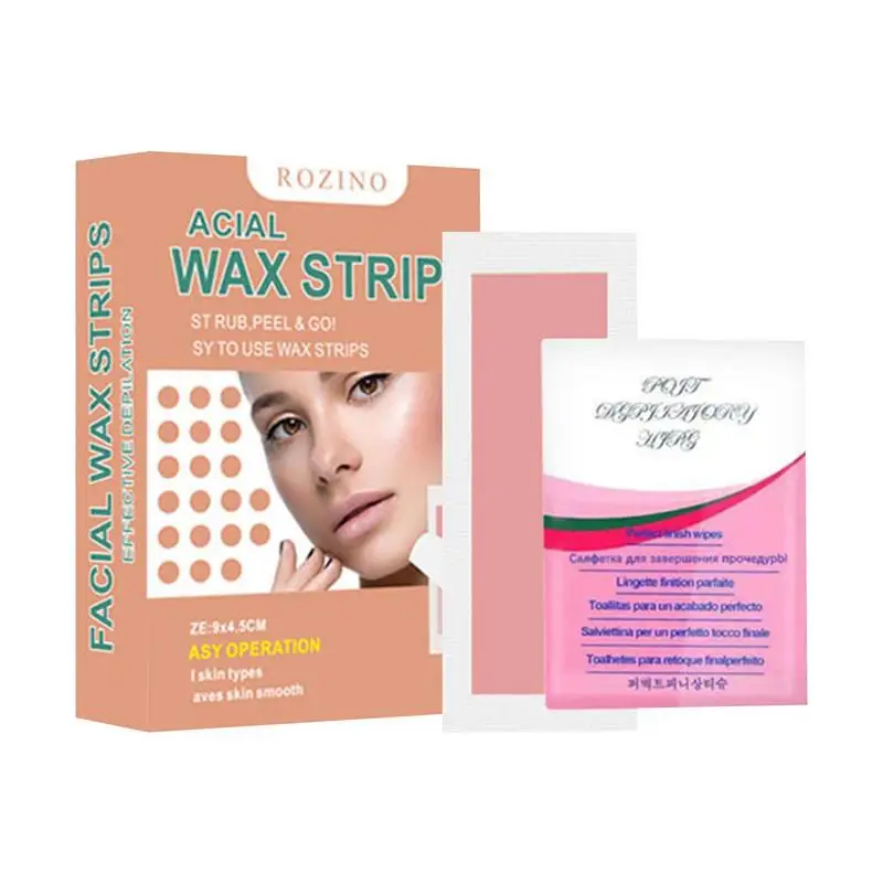 Strisce Ceretta Viso Corpo Depilazione Viso Strisce Ceretta Kit Multiuso Naturale Efficace Strisce Di Cera Per Il Corpo Per Il Mento Delle Dita