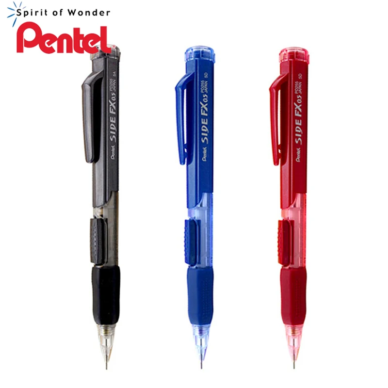 Giappone Pentel Pd255 Matite Meccaniche 0.5Mm Estrusione Laterale Piombo Gomma Testa Retrattile Classico Carino Materiale Scolastico Cancelleria