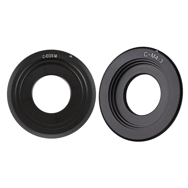 Top Deals C Mount Lens For Micro-4/3 Adapter E-P2 E-P3 & C-Mount Cine Movie Lens For Canon Eos M M2 M3 Camera Lens Adapter Ring