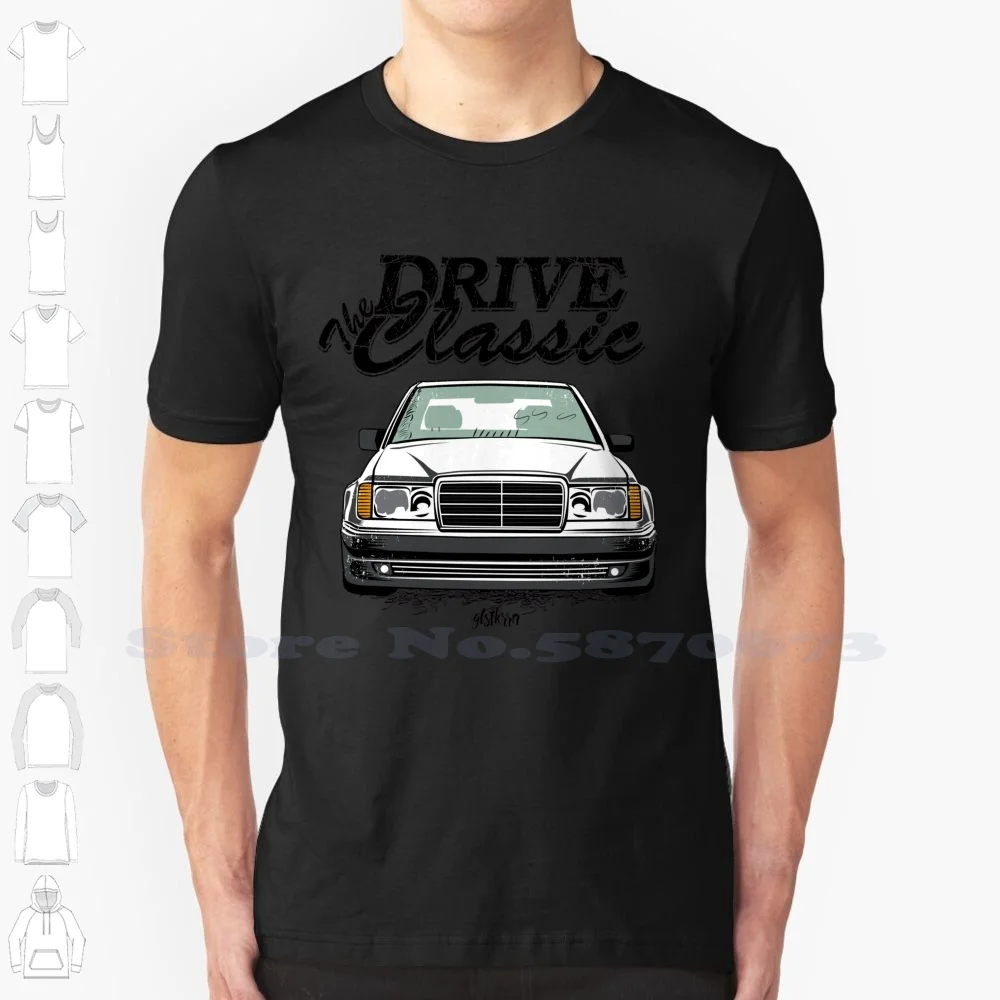 W124 "Guida Il Classico" Magliette Vintage Moda W124 W 124 W124 W124 Appassionato W124 Tuning W124 Lover W124 W 124 W12