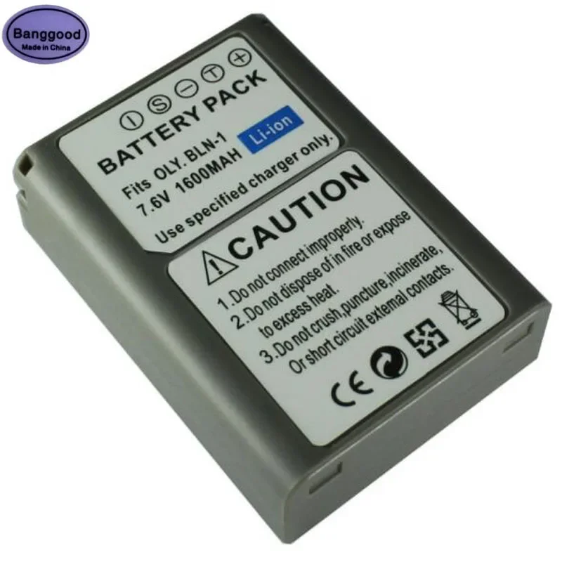7.6V 1600Mah Ps-Bln1 Ps Bln1 Psbln1 Batteria Per Fotocamera Digitale Per Olympus E-M5 Em5 Omd Om-D E-M1 Em1 Pen E-P5