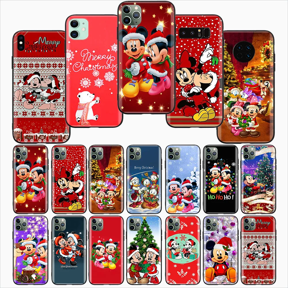 F-18 Mickey Mouse Custodia Morbida Natalizia Per Motorola Moto G20 G30 G40 G41 G42 E32 E7 E7I Edge 20 Fusion Spower Lite Pro 30