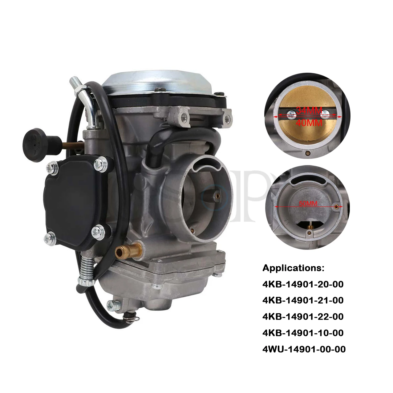 Carburatore Carb Per Yamaha Bear Tracker 250 2Wd Yfm250 Yfm 250 Atv Quad Muslimexmuslimah