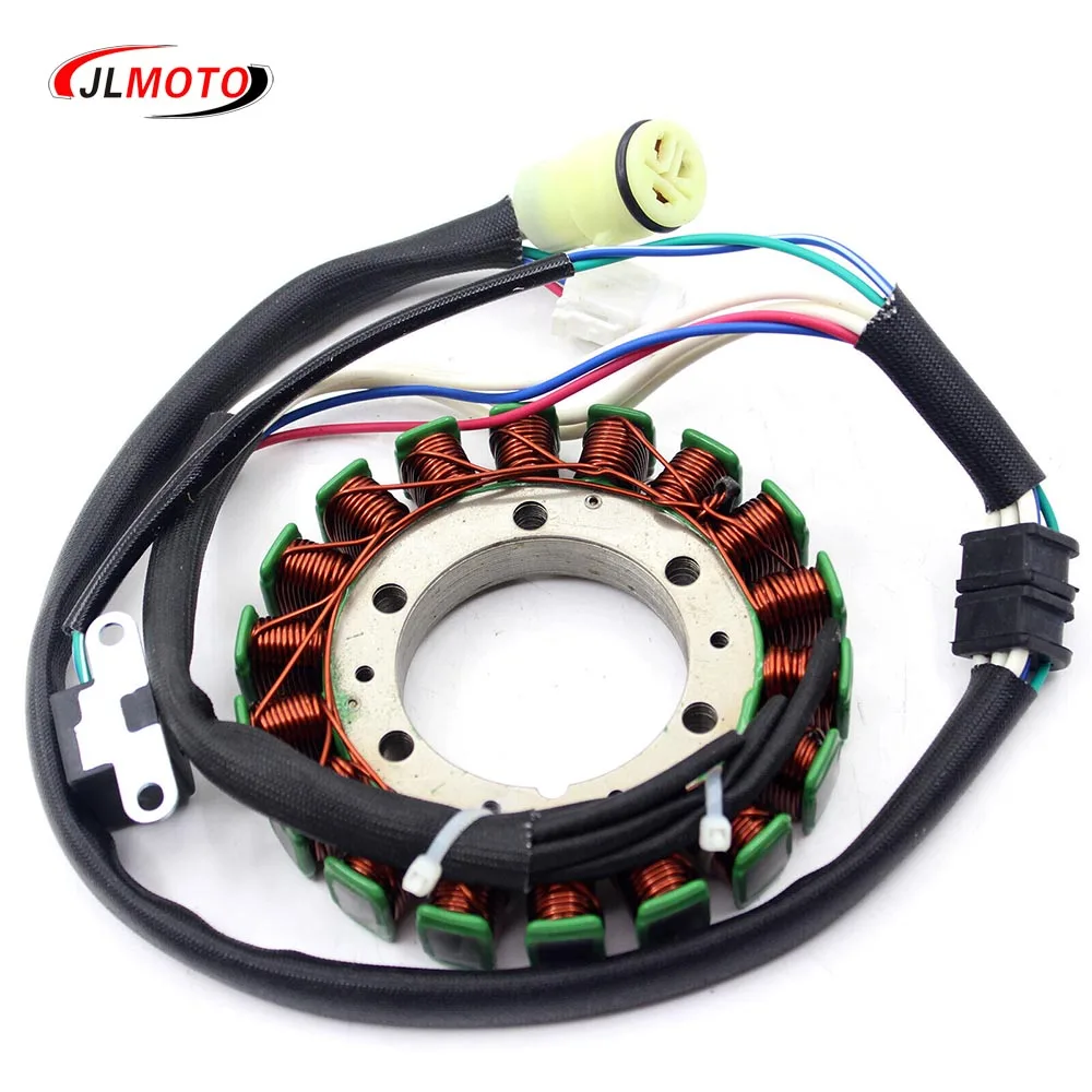 Statore Bobina Magneto Generator Pulser Adatto Per Yamaha Atv Quad Bike Warrior 350 Yfm350 02-05 Yfm350X
