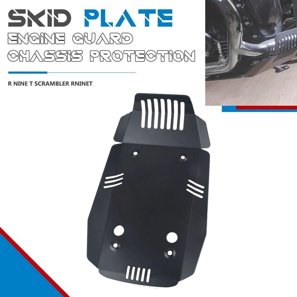 Per Bmw R Nine T Rninet Scrambler Base Motore Splash Chassis Guard Inferiore Inferiore Skid Plate Web Belly Pan Protection Cover