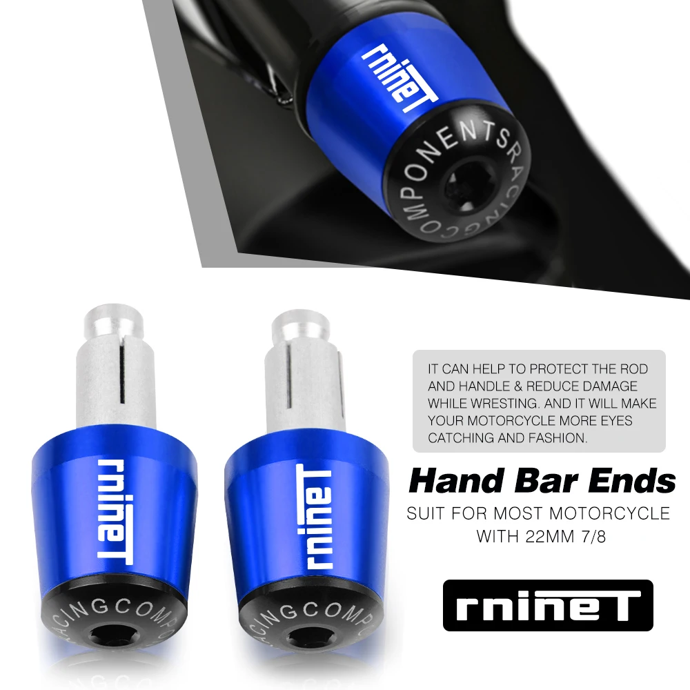 Per Bmw Rnine T R Nine T Rninet Pure Scrambler 2014-2022 2021 7/8 "22Mm Manopole Per Manubrio Moto End Handle Bar Cap End Plug