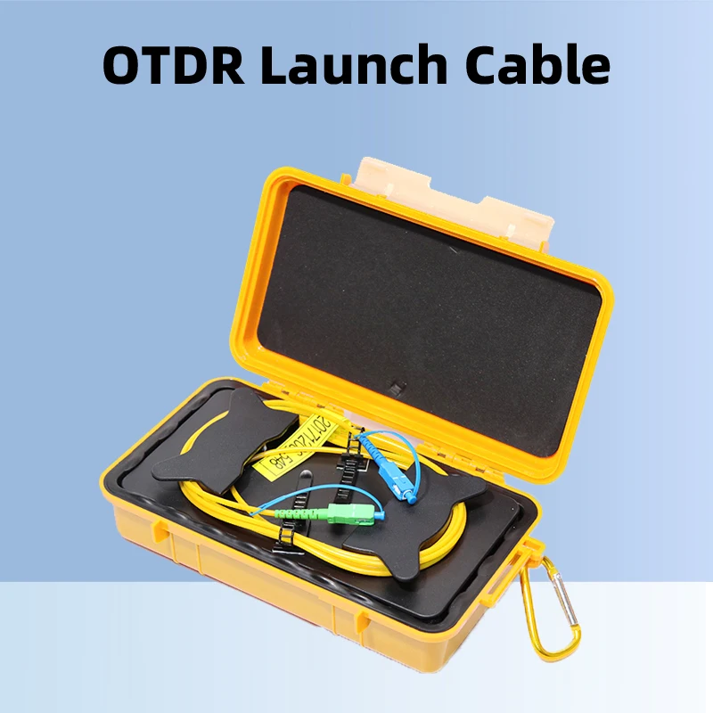 Otdr Launch Cable Box Monomodale Multimodale Otdr Dead Zone Eliminator Test Extension Line Portatile Hangersc/Apc-Sc/Upc 500 Metri