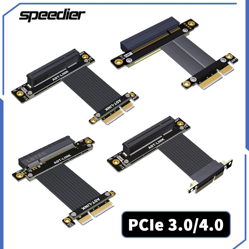 Cavo Riser Pci-Express Da 4.0 X4 A X8 Extender Femmina-Maschio Rtx 3090 Gpu Pci-Express Riser Cord Gen4 Full Speed 64Gbps
