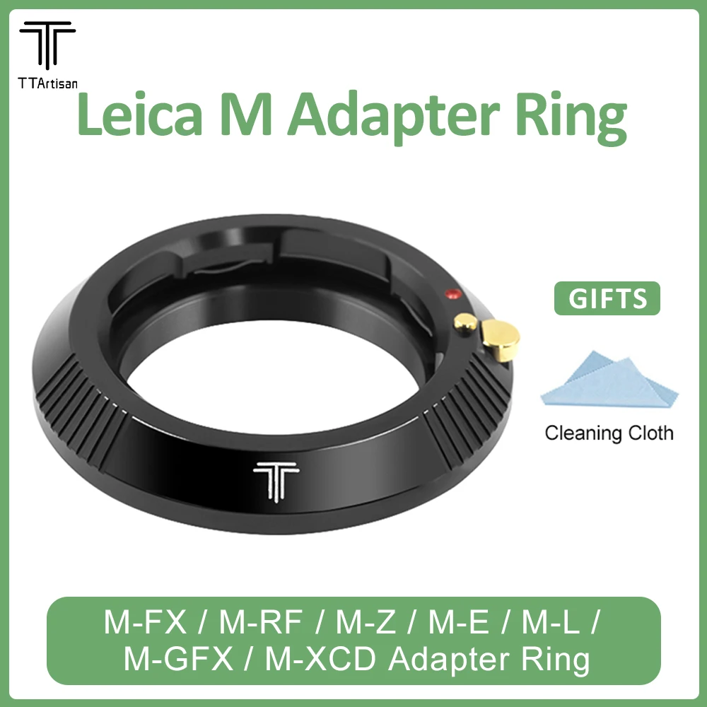 Anello Adattatore Per Obiettivo Ttartisan M-E M-Rf M-Fx M-Gfx M-Z M-L M-Xcd Per Obiettivo Leica M A Sony E Canon R Nikon Z Fuji X Gfx Leica L