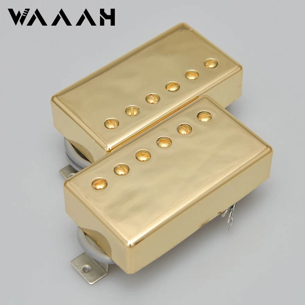 Alnico Ii Humbucker Pickup Classic Nickel 57 Gb Style Pickup Gold Chrome Cover Per Chitarra Elettrica