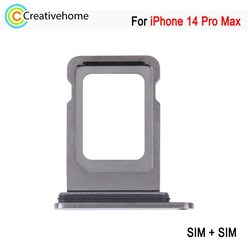 Daul Sim Card Vassoio Per Iphone 14 Pro Max Phone Sim Card Adapter Parte Di Ricambio