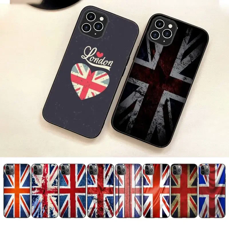 Inghilterra British English Uk Flag Custodia Per Telefono Per Iphone 7 8 Plus X Xr Xs 11 12 13 Se2020 Mini Mobile Iphone 14 Pro Max Case
