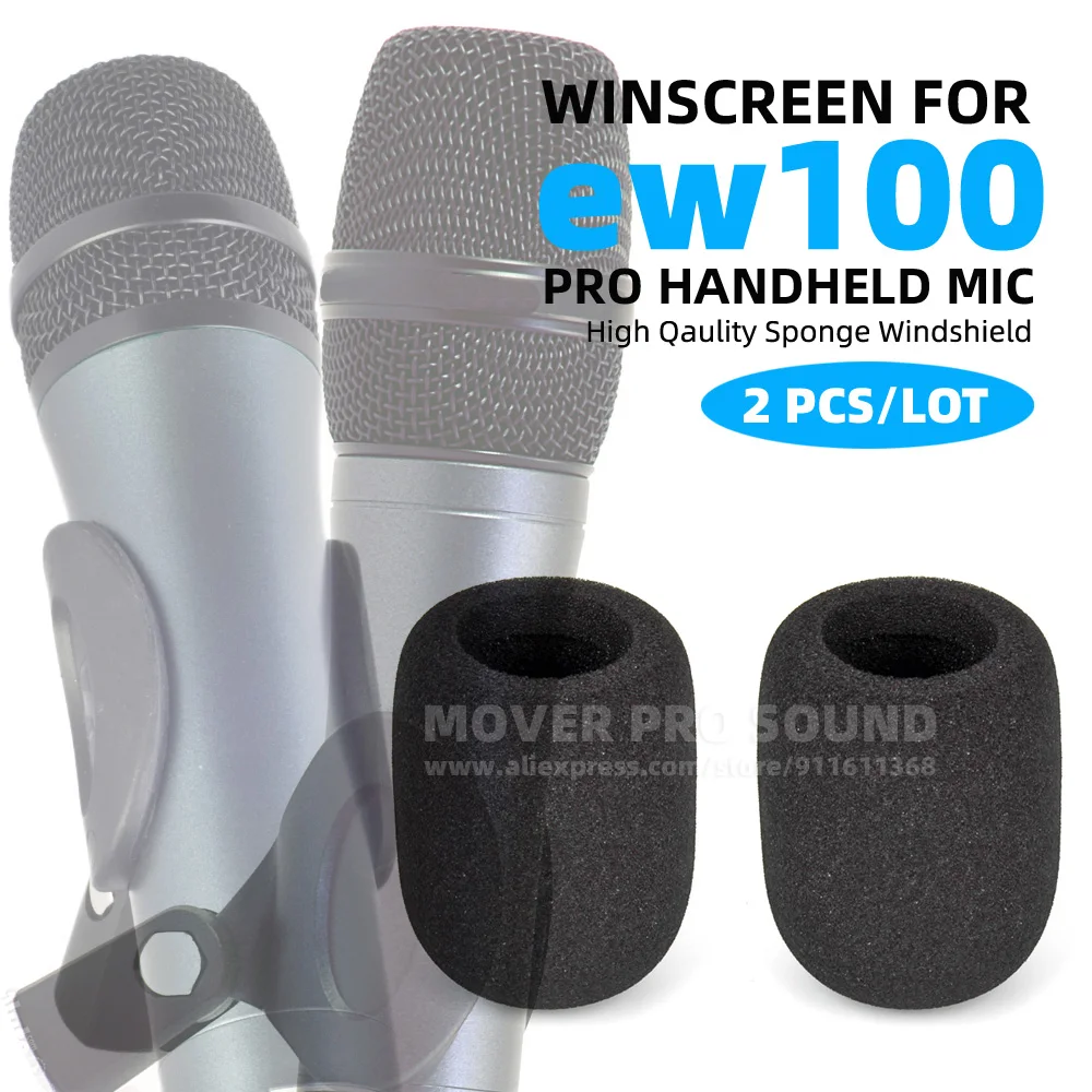Per Sennheiser Ew100 Ew-100 Ew 100 G1 G2 G3 G 1 2 3 Ew100G2 Ew100G3 Parabrezza Schiuma Microfono Spugna Filtro Pop Mic Cover