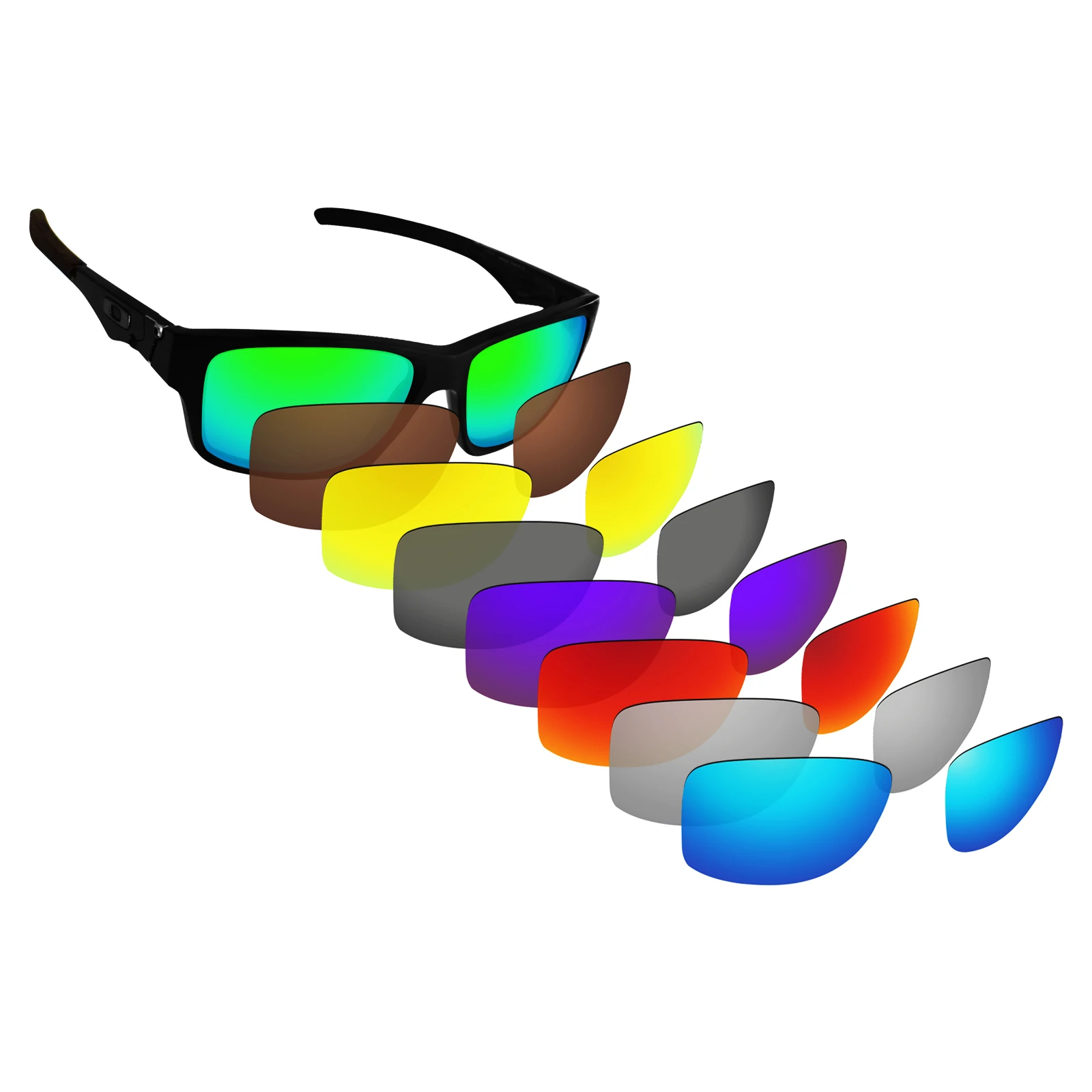 Lenti Di Ricambio Polarizzate Toughasnails Per Telaio In Carbonio Oakley Jupiter-Varietà