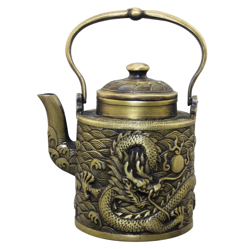 Collezione Di Pezzi Vari Invecchiati All'Ingrosso Della Fabbrica Antichi Oggetti D'Antiquariato Invecchiati Ottone Bronzo Ware Dragon Play Bead Copp