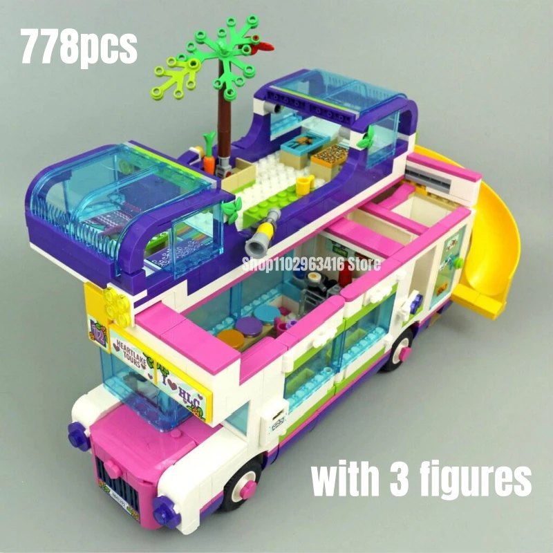 778Pcs Friendship Bus 41395 Building Blocks Mattoni Giocattoli Educativi Per Bambini Ragazze Regalo Di Natale