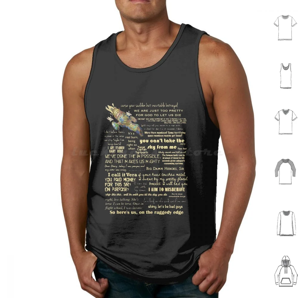 Firefly Quotes Canotte Essenziali Stampa Cotton Firefly Quotes Essential Firefly Serenity Quotes Geek Mal Quote Joss