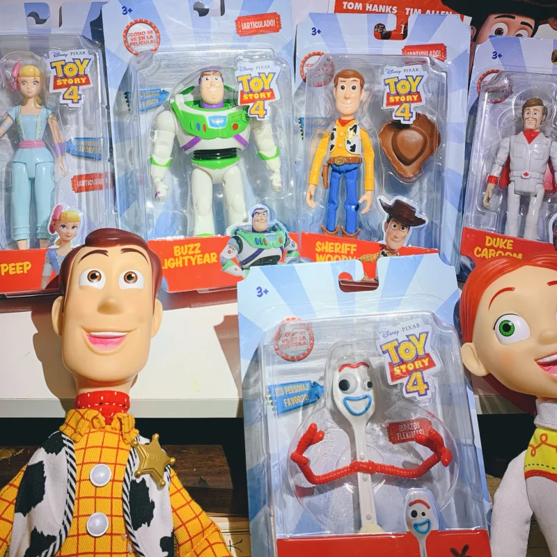 Toy Story Juguete Jessie Woody Buzz Lightyear Forky Bo Peep Duke Caboom Action Figure Anime Figurine Toy Doll Gift For Xmas