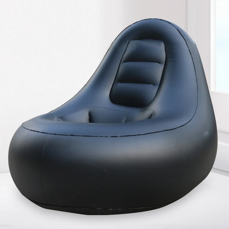 Sedia Gonfiabile Per Lounge Con Pouf Blow Up Chaise Longue Air Lazy Sofa Set Sedili Gonfiabili Portatili Per Interni Ed Esterni
