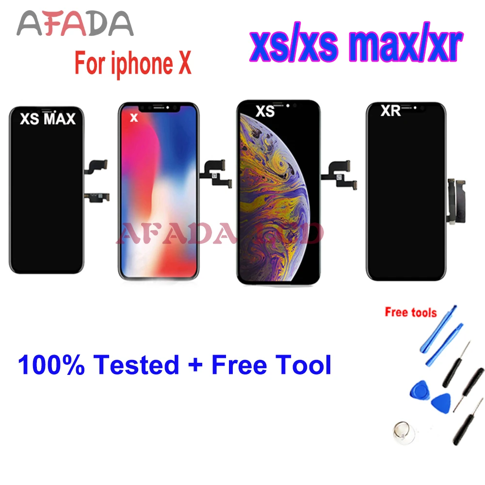 Incell Lcd Per Apple Iphone X Iphone Xs/Xs Max Xr Display Lcd Touch Screen Digitizer Sostituzione Gruppo