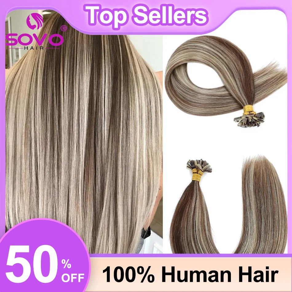 V Tip Estensione Dei Capelli Umani Fusion Hair Silky Straight Dark Brown Pre Bonded V Shape Cheratina Hair Capelli Remy Vietnamiti Per Il Salone