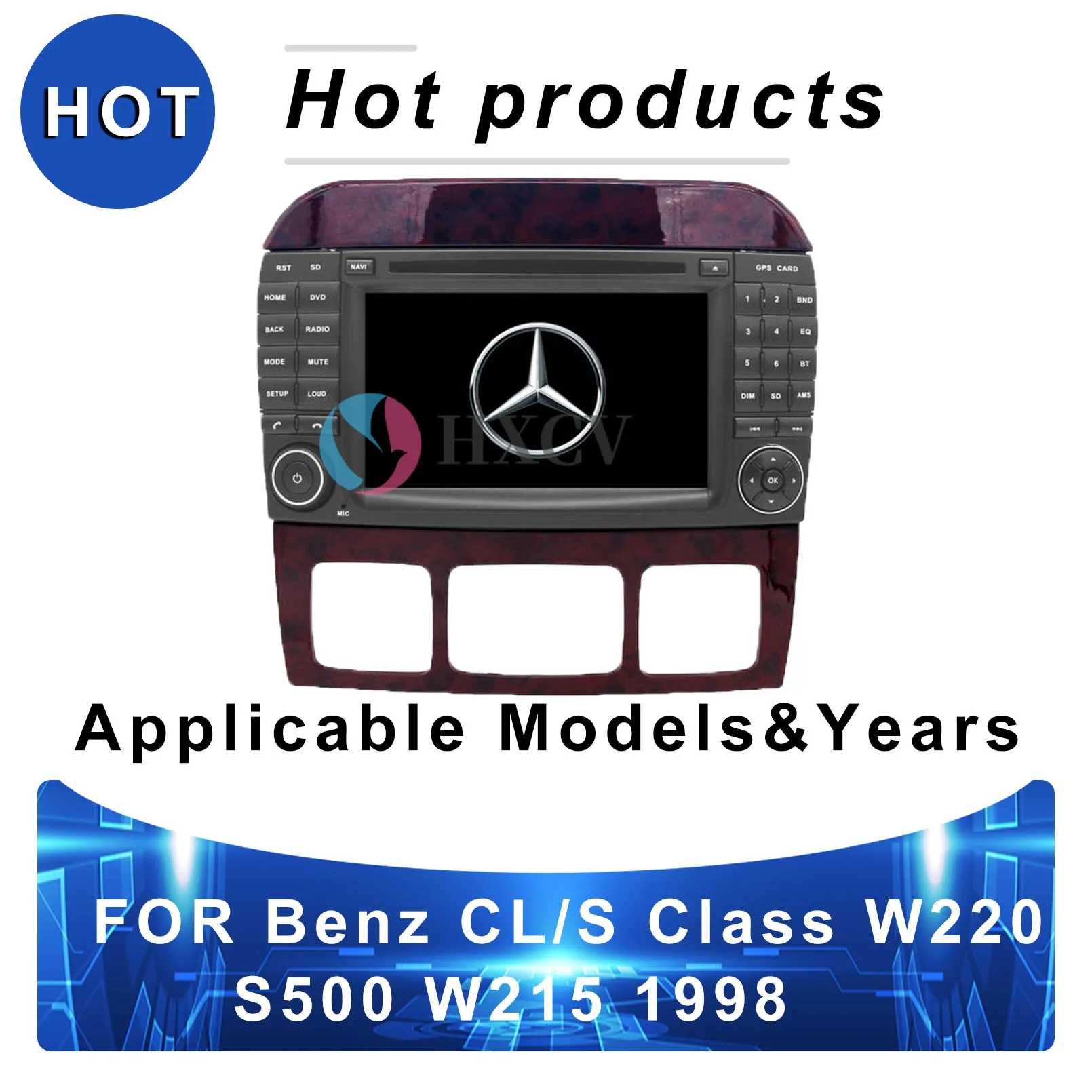 Autoradio Android Smart Per Benz Cls W220 S500 W215 1998 Navigatore Gps Per Autoradio 4G Con Bluetooth Dab Carplay