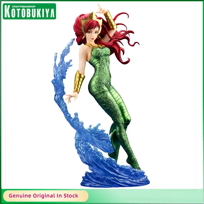 Originale Kotobukiya Bishoujo Statua Aquaman Sea Queen Mera Pvc 1/7 Action Figure Modello Anime Hobby Da Collezione