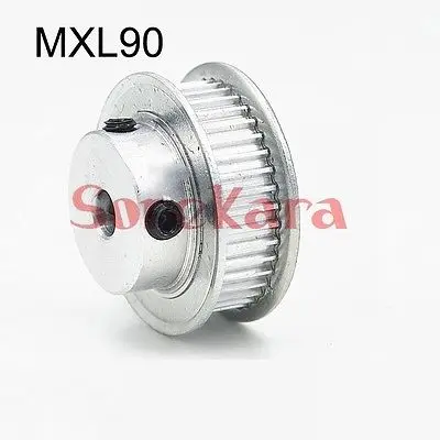 Mxl Puleggia In Alluminio 90T Bore 8 Millimetri 10 Millimetri 12 Millimetri Sincrono Puleggia Fit Mxl Larghezza Della Cinghia 11Mm 3D Stampante Macchi
