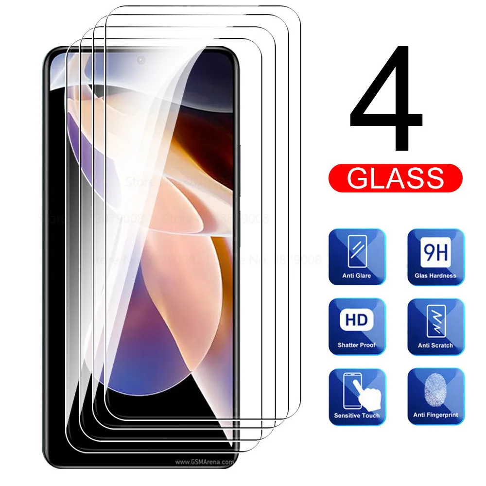 Vetro Originale Per Xiaomi Redmi Note 11 Pro 5G Pellicola Protettiva 4 Pezzi Vetro Temperato Redmi Note 11Pro + Note11Pro Pellicola Salvaschermo