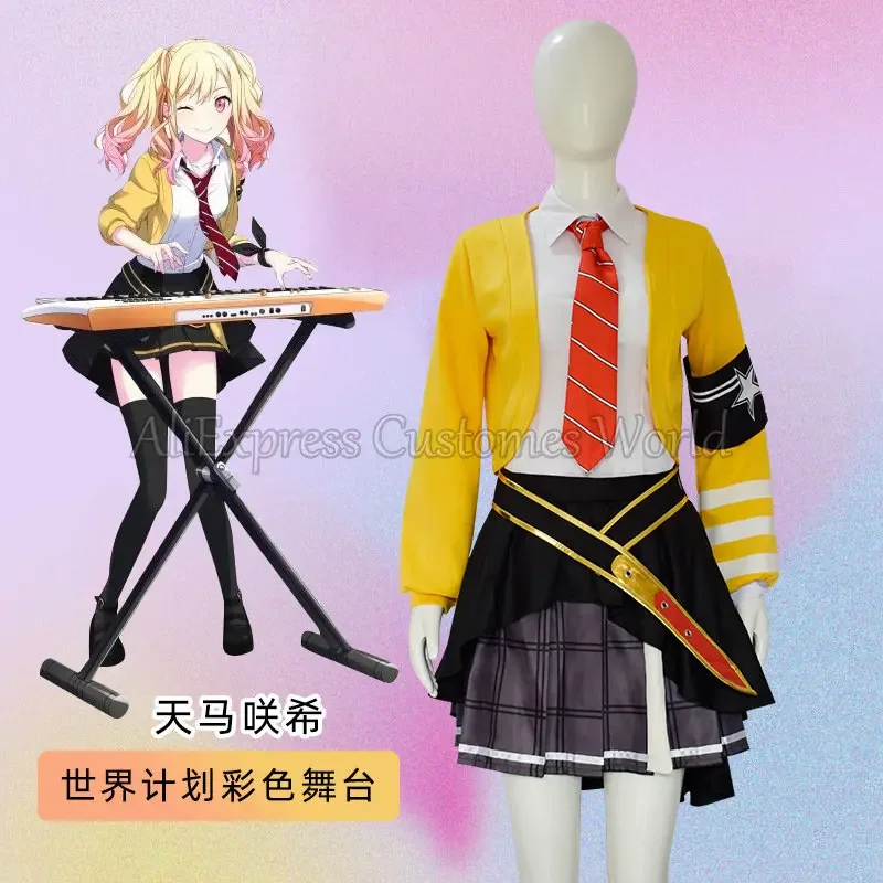 Progetto Di Gioco Sekai Colorful Stage Cosplay Dress Prow Tenma Saki Uniform Costumi Cosplay Tenma Saki Abiti Da Festa Di Halloween