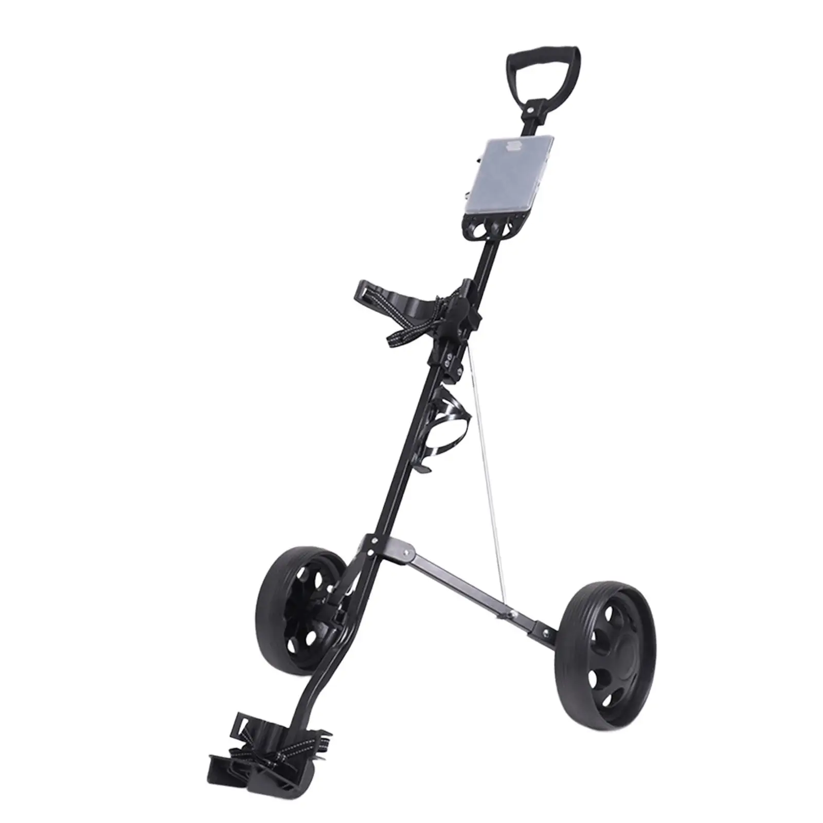 Pieghevole Golf Pull Cart 2 Ruote Maniglia Regolabile Angolo Pieghevole Facile Da Trasportare Pieghevole Golf Push Cart Per Golf Uomo Bambini Donna