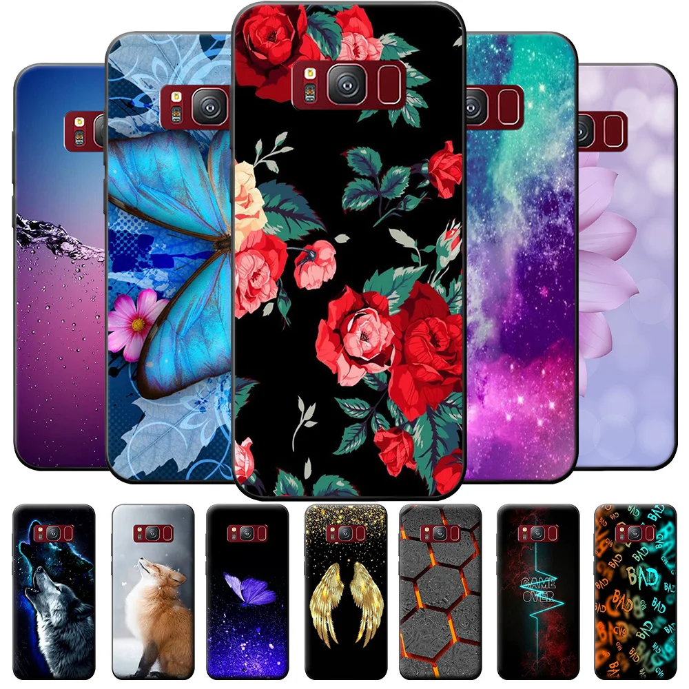 Per Samsung S8 Custodia In Silicone Cartoon Fashion Custodie Per Samsung Galaxy S8 Plus Cover Posteriore Protettiva Per Samsung S8 S8Plus
