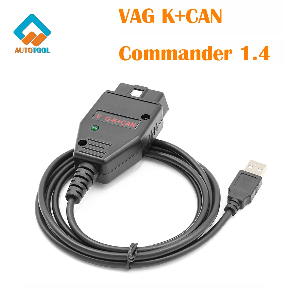 Per Vag K + Can Commander 1.4 Strumento Scanner Diagnostico Obd2 Cavo Obdii Vag 1.4 Com Per Interfaccia Scanner Vag Com K-Line